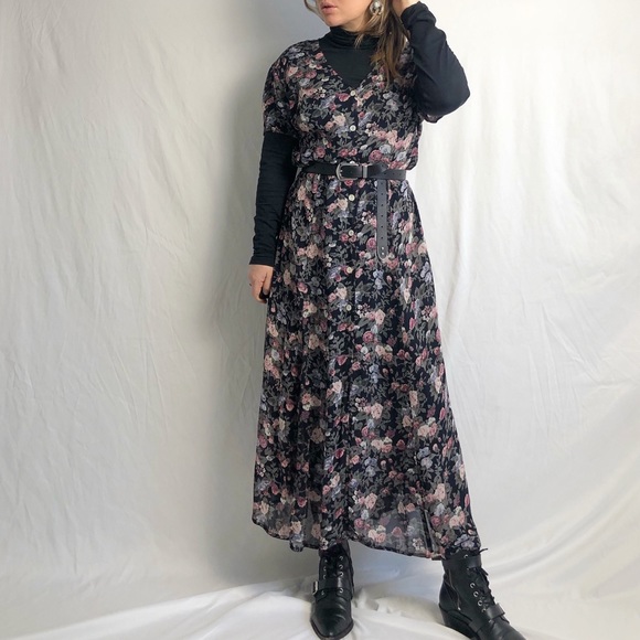 Vintage Dresses & Skirts - FINAL SALE ENDS 3/21  90’s Vintage Sheer Dress